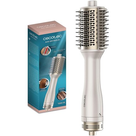 Cecotec Air Brush with Heating Plates , Air DryBold , Ceramic heating system , Ion conditioning , 1200 W , Gold/White
