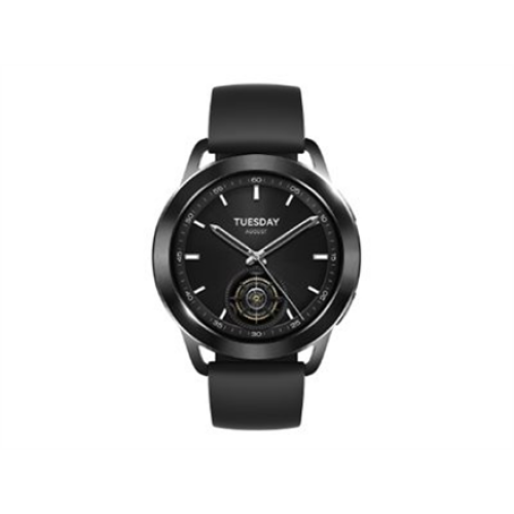 Watch S3 , Smart watch , AMOLED , 1.43” , Waterproof , Black