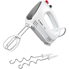 Bosch , Hand Mixer , MFQ22100 CleverMixx , Hand Mixer , 375 W , Number of speeds 4 , Turbo mode , White/Dark Grey