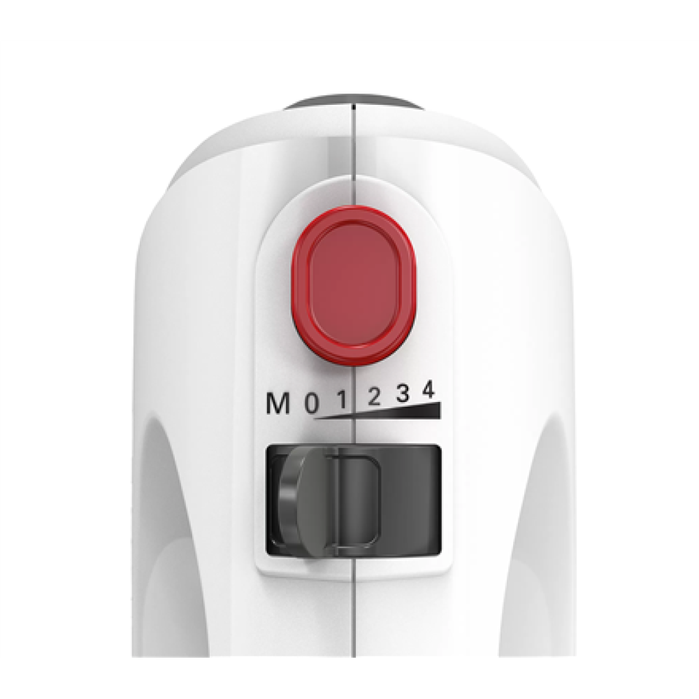 Bosch , Hand Mixer , MFQ22100 CleverMixx , Hand Mixer , 375 W , Number of speeds 4 , Turbo mode , White/Dark Grey