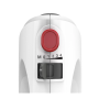Bosch , Hand Mixer , MFQ22100 CleverMixx , Hand Mixer , 375 W , Number of speeds 4 , Turbo mode , White/Dark Grey