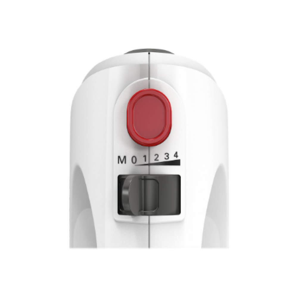 Bosch , Hand Mixer , MFQ22100 CleverMixx , Hand Mixer , 375 W , Number of speeds 4 , Turbo mode , White/Dark Grey