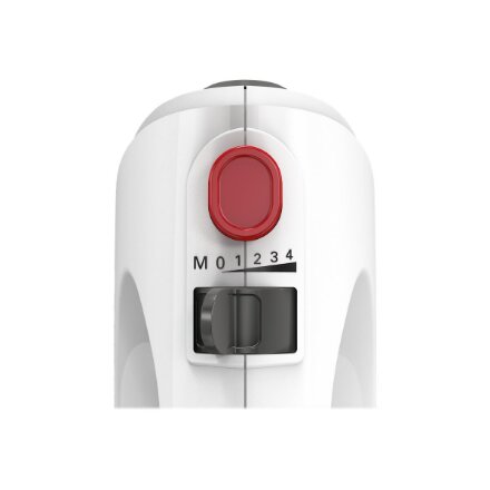 Bosch , Hand Mixer , MFQ22100 CleverMixx , Hand Mixer , 375 W , Number of speeds 4 , Turbo mode , White/Dark Grey