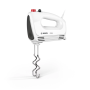 Bosch , Hand Mixer , MFQ22100 CleverMixx , Hand Mixer , 375 W , Number of speeds 4 , Turbo mode , White/Dark Grey