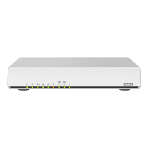 QNAP , Dual bandRouter , QHora-301W , 802.11ax , Ethernet LAN (RJ-45) ports 6 , Mesh Support Yes , MU-MiMO Yes , No mobile broadband , Antenna type Internal