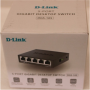 SALE OUT. D-Link DGS-105GL/E 5-Port Gigabit Ethernet Switch , SALE OUT. Ethernet Switch , DGS-105/E , Unmanaged , Desktop , Gigabit Ethernet (copper) ports quantity 5 , 60 month(s) , UNPACKED