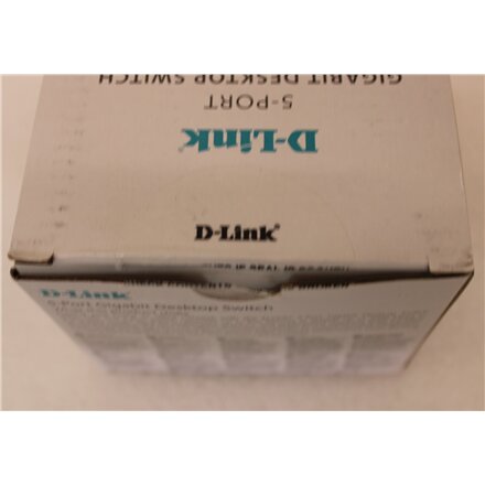 SALE OUT. D-Link DGS-105GL/E 5-Port Gigabit Ethernet Switch , SALE OUT. Ethernet Switch , DGS-105/E , Unmanaged , Desktop , Gigabit Ethernet (copper) ports quantity 5 , 60 month(s) , UNPACKED