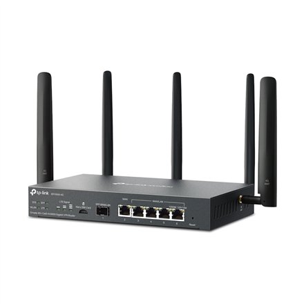 TP-LINK , Omada 4G+ Cat6 AX3000 Gigabit VPN Router , ER706W-4G , 802.1q , 10/100/1000 Mbit/s , Mesh Support Yes , MU-MiMO Yes , Antenna type Detachable , 60 month(s)