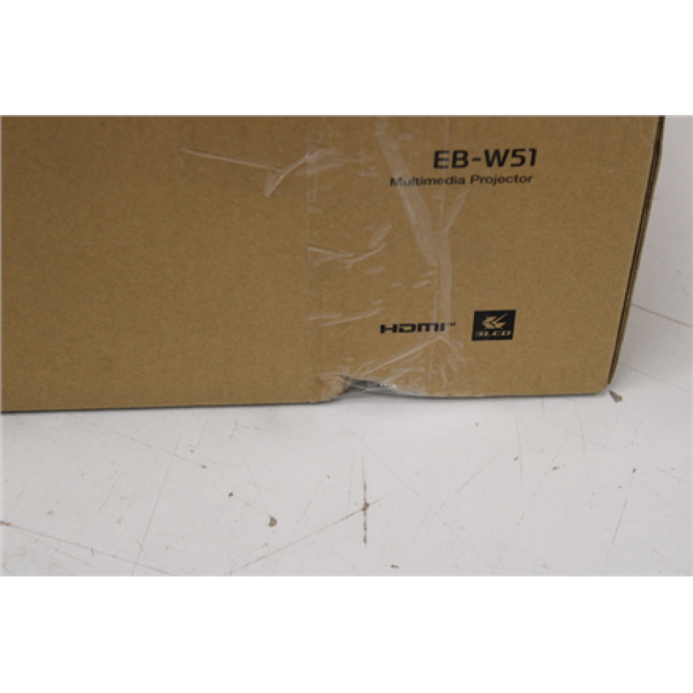 SALE OUT. Epson EB-W51 3LCD WXGA projector 1280x800/4000Lm/16:10/16000:1,White , Epson , EB-W51 , WXGA (1280x800) , 4000 ANSI lumens , White , DAMAGED PACKAGING , Lamp warranty 12 month(s)