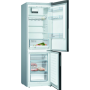 Bosch , KGV36VBEAS , Refrigerator , Energy efficiency class E , Free standing , Combi , Height 186 cm , Fridge net capacity 214 L , Freezer net capacity 94 L , 39 dB , Black