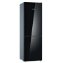 Bosch , Refrigerator , KGV36VBEAS , Energy efficiency class E , Free standing , Combi , Height 186 cm , Fridge net capacity 214 L , Freezer net capacity 94 L , 39 dB , Black