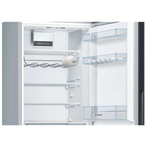 Bosch , Refrigerator , KGV36VBEAS , Energy efficiency class E , Free standing , Combi , Height 186 cm , Fridge net capacity 214 L , Freezer net capacity 94 L , 39 dB , Black