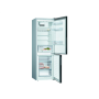 Bosch , Refrigerator , KGV36VBEAS , Energy efficiency class E , Free standing , Combi , Height 186 cm , Fridge net capacity 214 L , Freezer net capacity 94 L , 39 dB , Black