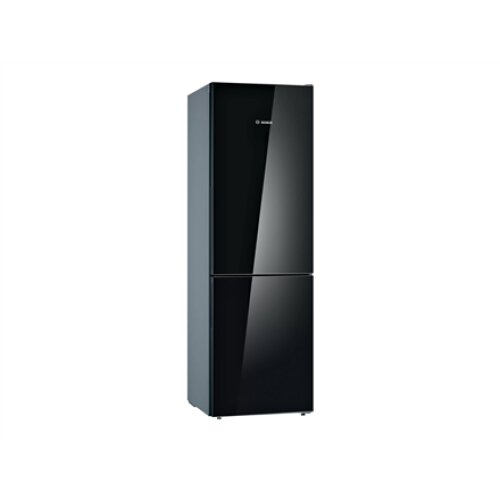 Bosch , Refrigerator , KGV36VBEAS , Energy efficiency class E , Free standing , Combi , Height 186 cm , Fridge net capacity 214 L , Freezer net capacity 94 L , 39 dB , Black