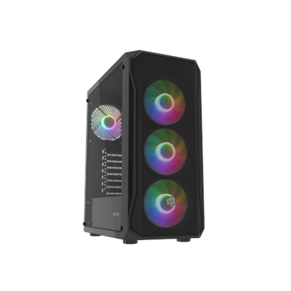 Fury PC Case , SHOBO SH4F RGB , Black , Midi-Tower