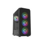 Fury PC Case , SHOBO SH4F RGB , Midi-Tower , Black