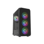 Fury PC Case , SHOBO SH4F RGB , Black , Midi-Tower