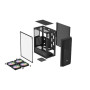 Fury PC Case , SHOBO SH4F RGB , Midi-Tower , Black