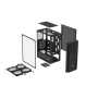 Fury PC Case , SHOBO SH4F RGB , Black , Midi-Tower