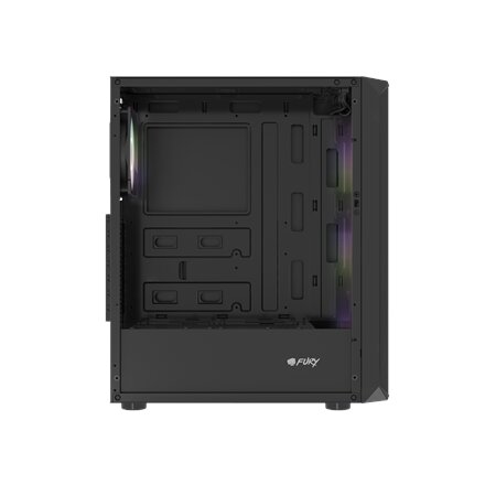 Fury PC Case , SHOBO SH4F RGB , Midi-Tower , Black