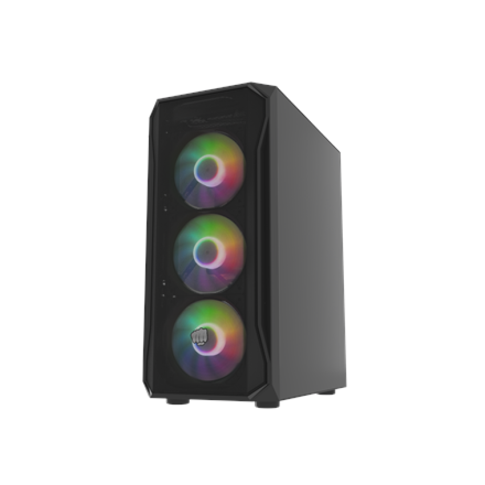 Fury PC Case , SHOBO SH4F RGB , Black , Midi-Tower