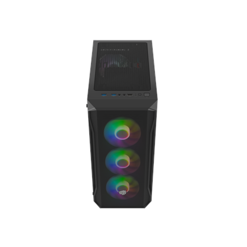 Fury PC Case , SHOBO SH4F RGB , Black , Midi-Tower