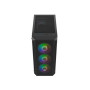 Fury PC Case , SHOBO SH4F RGB , Midi-Tower , Black