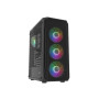 Fury PC Case , SHOBO SH4F RGB , Midi-Tower , Black