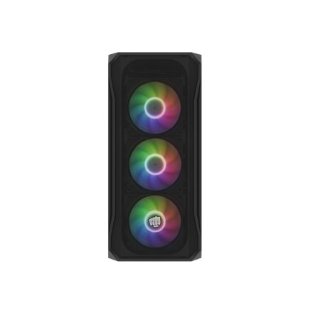 Fury PC Case , SHOBO SH4F RGB , Midi-Tower , Black