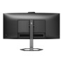 Philips , Monitor with Windows Hello Webcam , 34E1C5600HE/00 , 34 , VA , 21:9 , 100 Hz , 4 ms , 3440 x 1440 pixels , 300 cd/m² , HDMI ports quantity 1 , Black , Warranty 36 month(s)