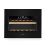 Caso , Wine Cooler , WineDeluxe E 18 , Energy efficiency class G , Built-in , Bottles capacity 18 bottles , Cooling type Compressor technology , Black