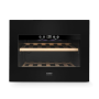 Caso , Wine Cooler , WineDeluxe E 18 , Energy efficiency class G , Built-in , Bottles capacity 18 bottles , Cooling type Compressor technology , Black
