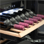 Caso , Wine Cooler , WineDeluxe E 18 , Energy efficiency class G , Built-in , Bottles capacity 18 bottles , Cooling type Compressor technology , Black