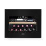 Caso , Wine Cooler , WineDeluxe E 18 , Energy efficiency class G , Built-in , Bottles capacity 18 bottles , Cooling type Compressor technology , Black