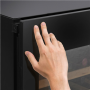 Caso , Wine Cooler , WineDeluxe E 18 , Energy efficiency class G , Built-in , Bottles capacity 18 bottles , Cooling type Compressor technology , Black