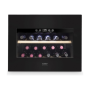 Caso , Wine Cooler , WineDeluxe E 18 , Energy efficiency class G , Built-in , Bottles capacity 18 bottles , Cooling type Compressor technology , Black