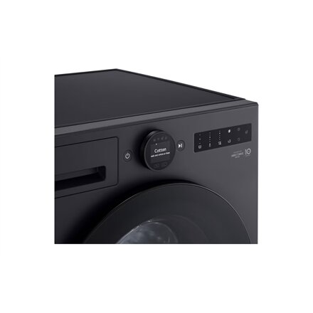 LG Washing machine , F2X70S9TBB , Energy efficiency class A , Front loading , Washing capacity 9 kg , 1200 RPM , Depth 48 cm , Width 60 cm , Display , LED , Steam function , Direct drive , Wi-Fi , Black