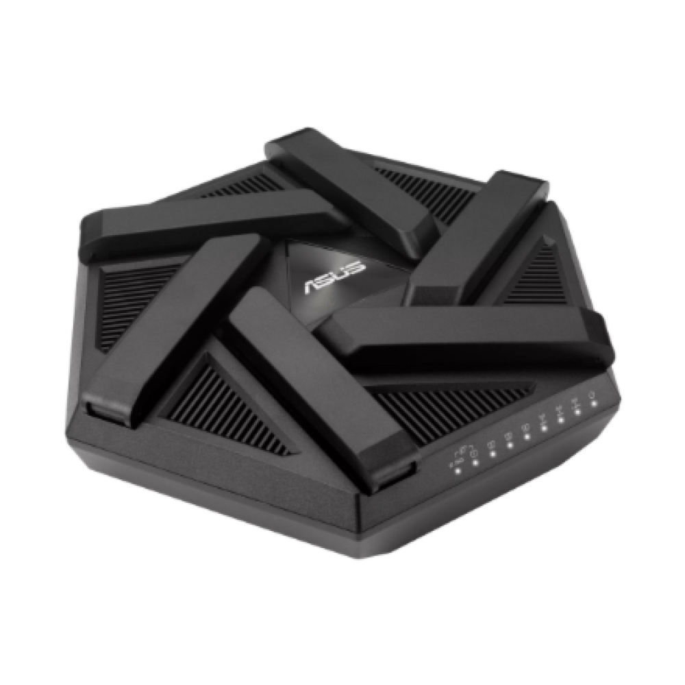 Wifi 6 802.11ax Tri-band Gigabit Gaming Router , RT-AXE7800 , 802.11ax , 574+4804+2402 Mbit/s , 10/100/1000 Mbit/s , Ethernet LAN (RJ-45) ports 4 , Mesh Support Yes , MU-MiMO Yes , No mobile broadband , Antenna type External