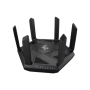 Wifi 6 802.11ax Tri-band Gigabit Gaming Router , RT-AXE7800 , 802.11ax , 574+4804+2402 Mbit/s , 10/100/1000 Mbit/s , Ethernet LAN (RJ-45) ports 4 , Mesh Support Yes , MU-MiMO Yes , No mobile broadband , Antenna type External