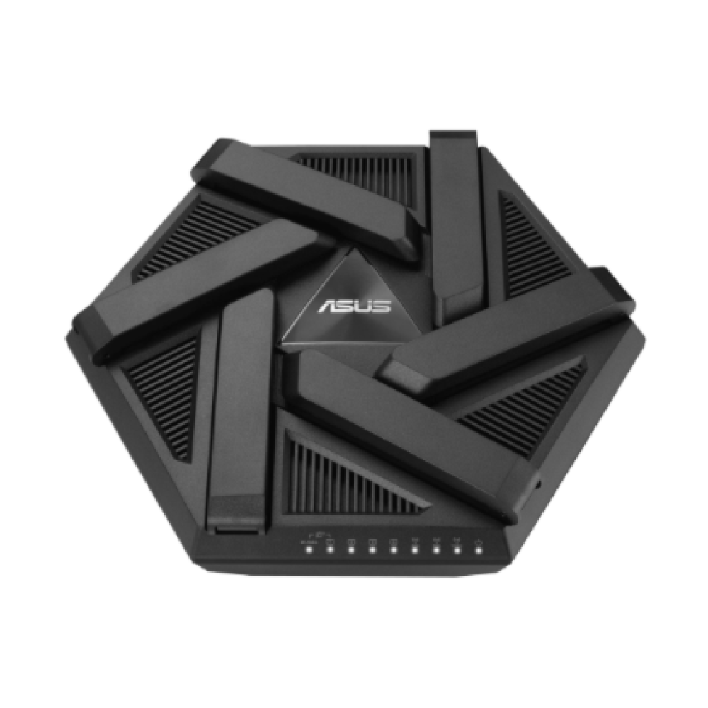 Wifi 6 802.11ax Tri-band Gigabit Gaming Router , RT-AXE7800 , 802.11ax , 574+4804+2402 Mbit/s , 10/100/1000 Mbit/s , Ethernet LAN (RJ-45) ports 4 , Mesh Support Yes , MU-MiMO Yes , No mobile broadband , Antenna type External