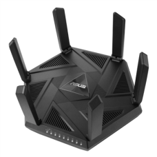 Wifi 6 802.11ax Tri-band Gigabit Gaming Router , RT-AXE7800 , 802.11ax , 574+4804+2402 Mbit/s , 10/100/1000 Mbit/s , Ethernet LAN (RJ-45) ports 4 , Mesh Support Yes , MU-MiMO Yes , No mobile broadband , Antenna type External , month(s)
