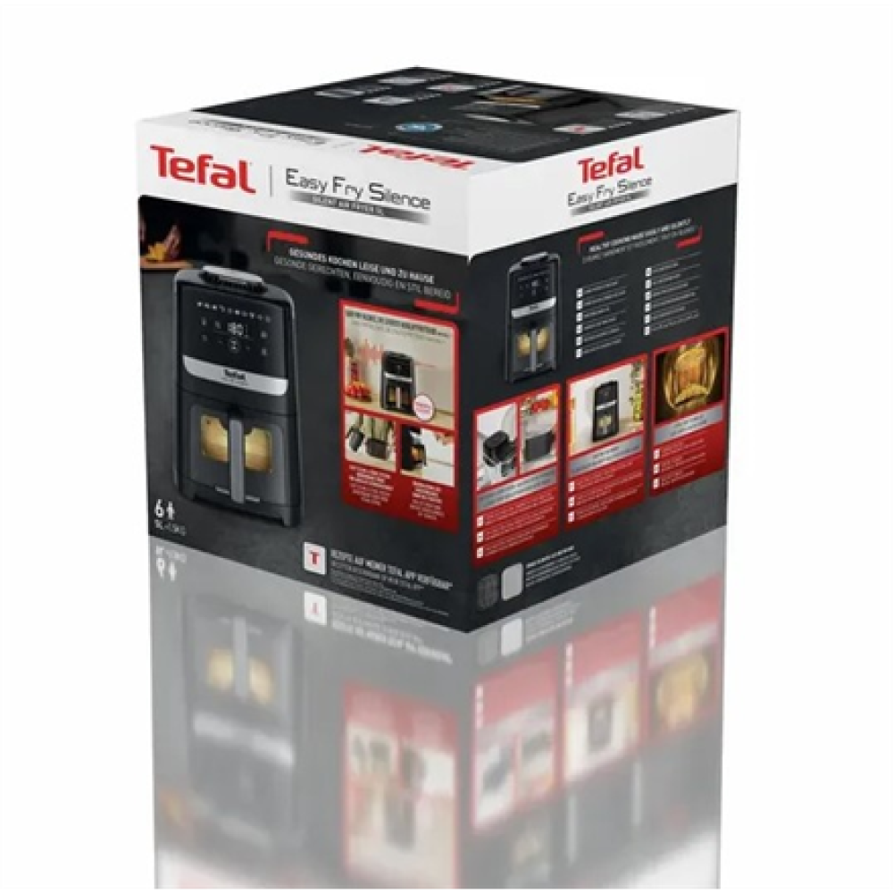 TEFAL Hot air fryer , EY5568E0 , Capacity 5 L , Black