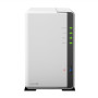 Synology Tower NAS DS220j up to 2 HDD/SSD Realtek Realtek RTD1296 Quad Core Processor frequency 1.4 GHz 0.5 GB DDR4