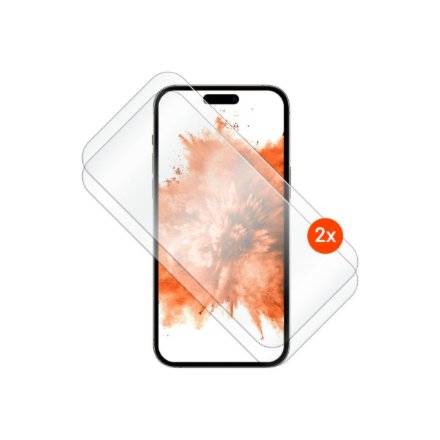 Fixed Screen protector , Apple , iPhone 17 Pro , Tempered glass , Transparent , 2.5D