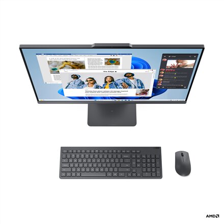 Lenovo IdeaCentre , 27ARR9 , Desktop , AIO , 27 , AMD Ryzen 7 , 7735HS , 16 (2x8GB) GB , SODIMM DDR5 , 1000 GB , AMD Radeon 680M Graphics , No Optical drive , Nordic , Windows 11 Home , Warranty 24 month(s)
