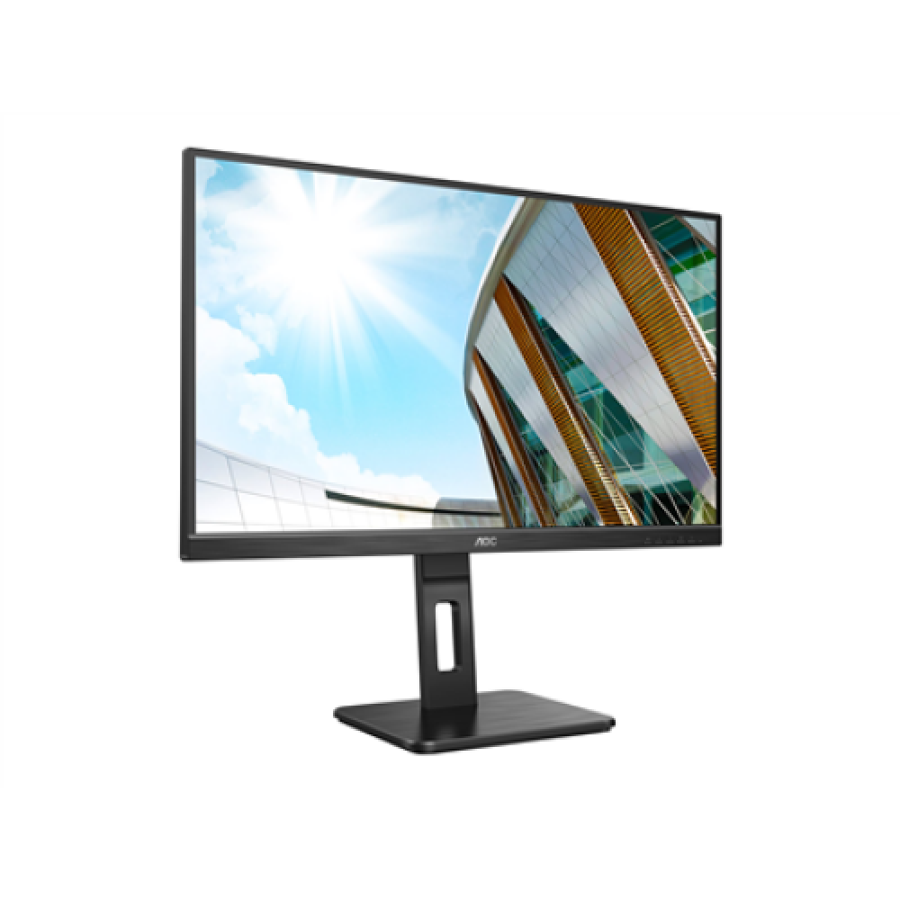 AOC , LED Monitor , Q27P2Q , 27 , IPS , QHD , 16:9 , 75 Hz , 4 ms , 2560 x 1440 , 300 cd/m² , Headphone out (3.5mm) , HDMI ports quantity 1 , Black , Warranty 36 month(s)