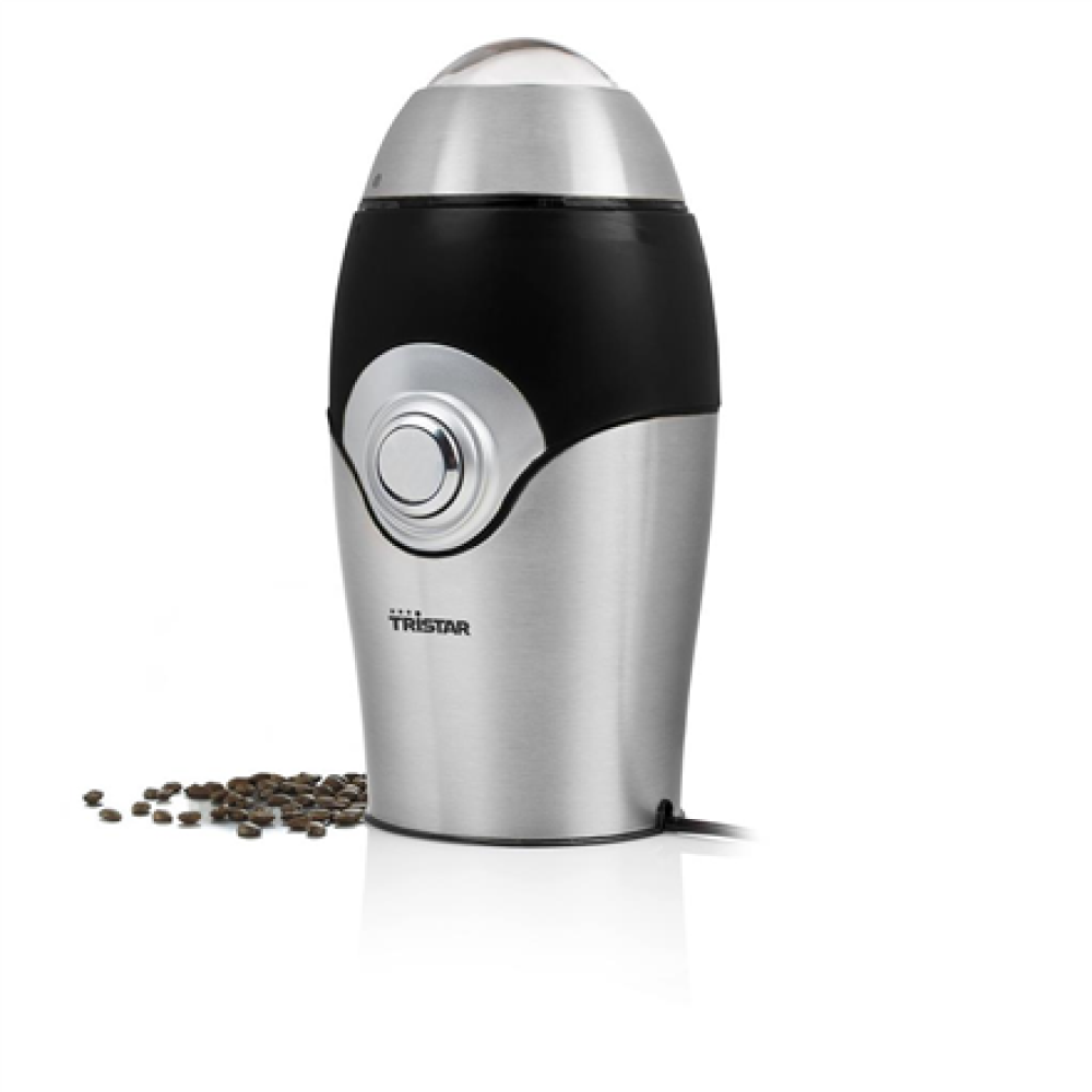 Tristar Coffee grinder , KM-2270 , 150 W , Coffee beans capacity 70 g , Number of cups 10 pc(s) , Stainless steel