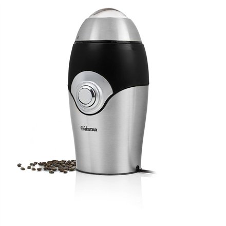 Tristar Coffee grinder , KM-2270 , 150 W , Coffee beans capacity 70 g , Number of cups 10 pc(s) , Stainless steel