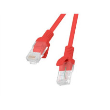 Lanberg Patchcord CAT.5E UTP 0.25M fluke passed 10-pack, Red , PCU5-20CC-0025-R