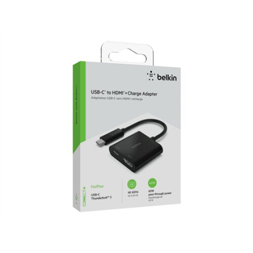 Belkin , USB-C to HDMI + Power Adapter , USB-C to HDMI